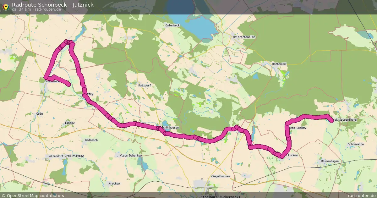 Radtour Schönbeck – Jatznick