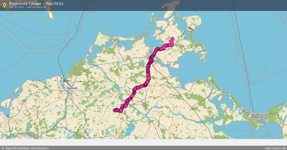 Radtour Glowe – Parchtitz