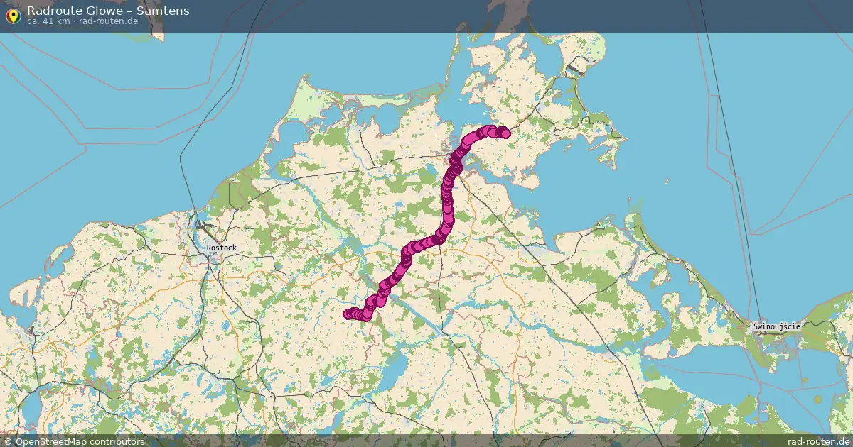 Radtour Glowe – Samtens