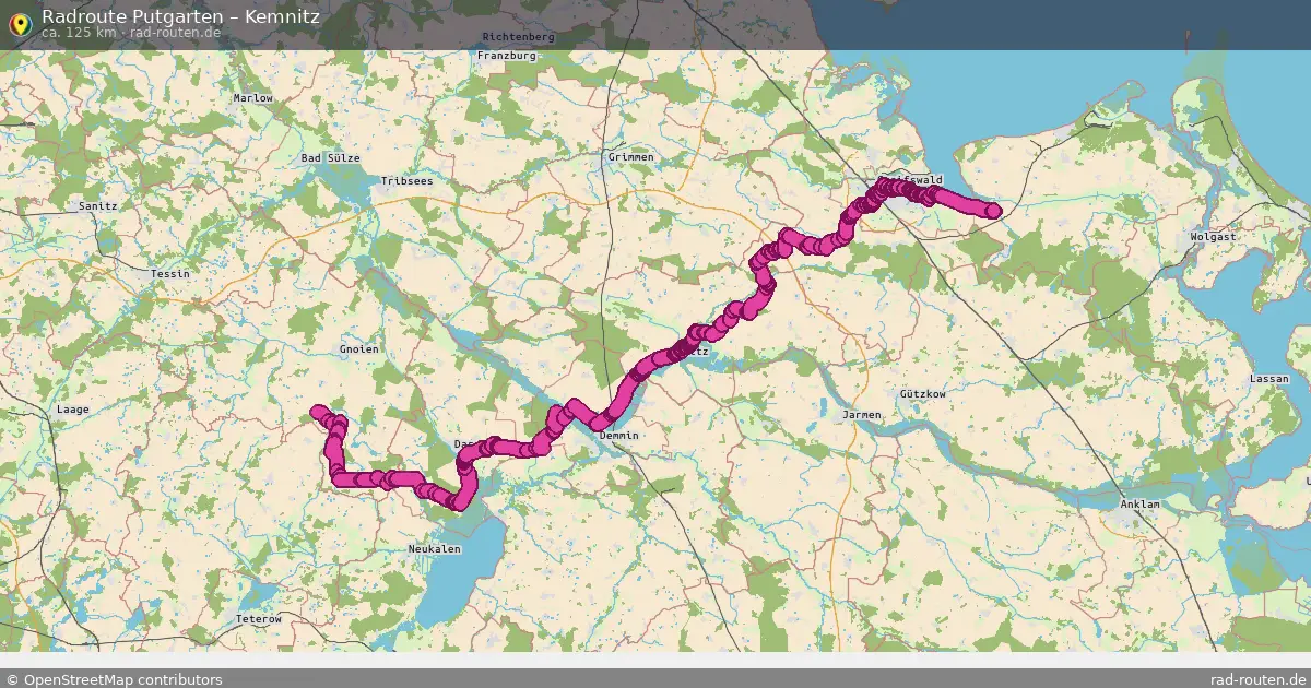 Radtour Putgarten – Kemnitz