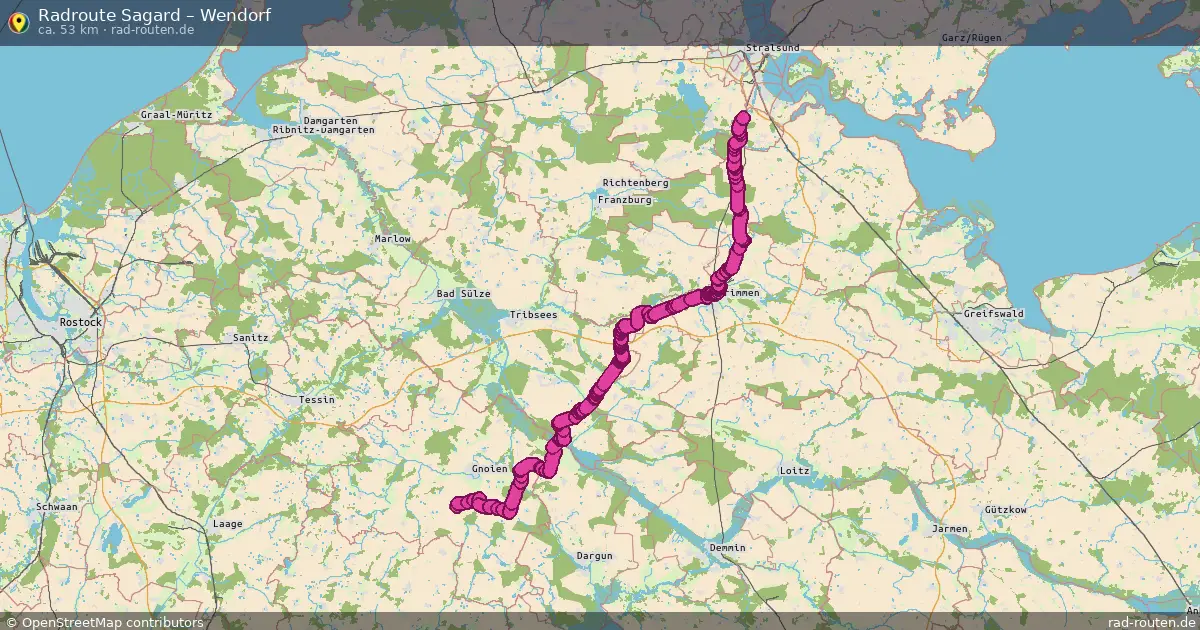 Radtour Sagard – Wendorf