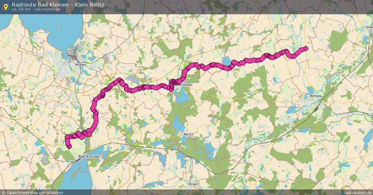 Radtour Bad Kleinen – Klein Belitz