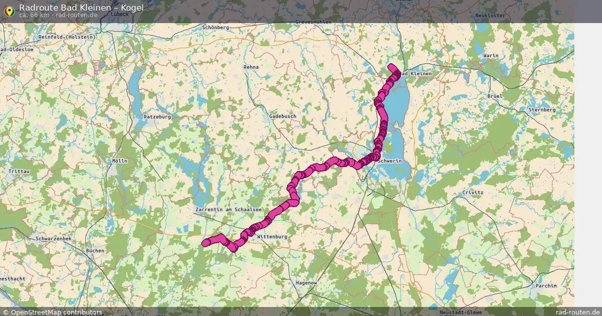 Radtour Bad Kleinen – Kogel