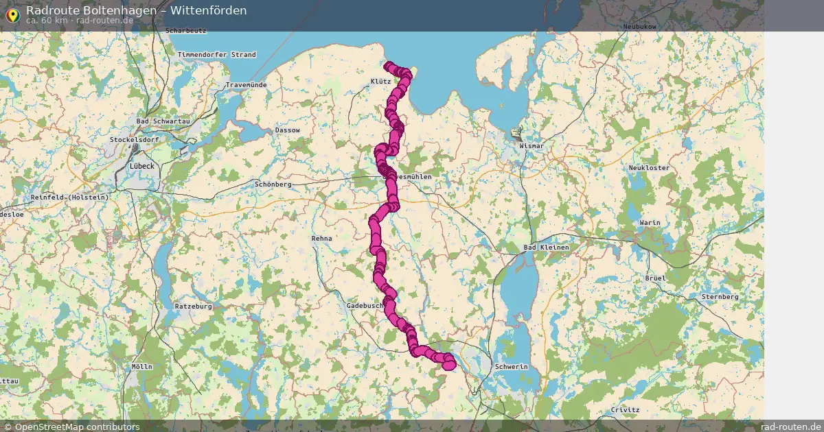 Radtour Boltenhagen – Wittenförden