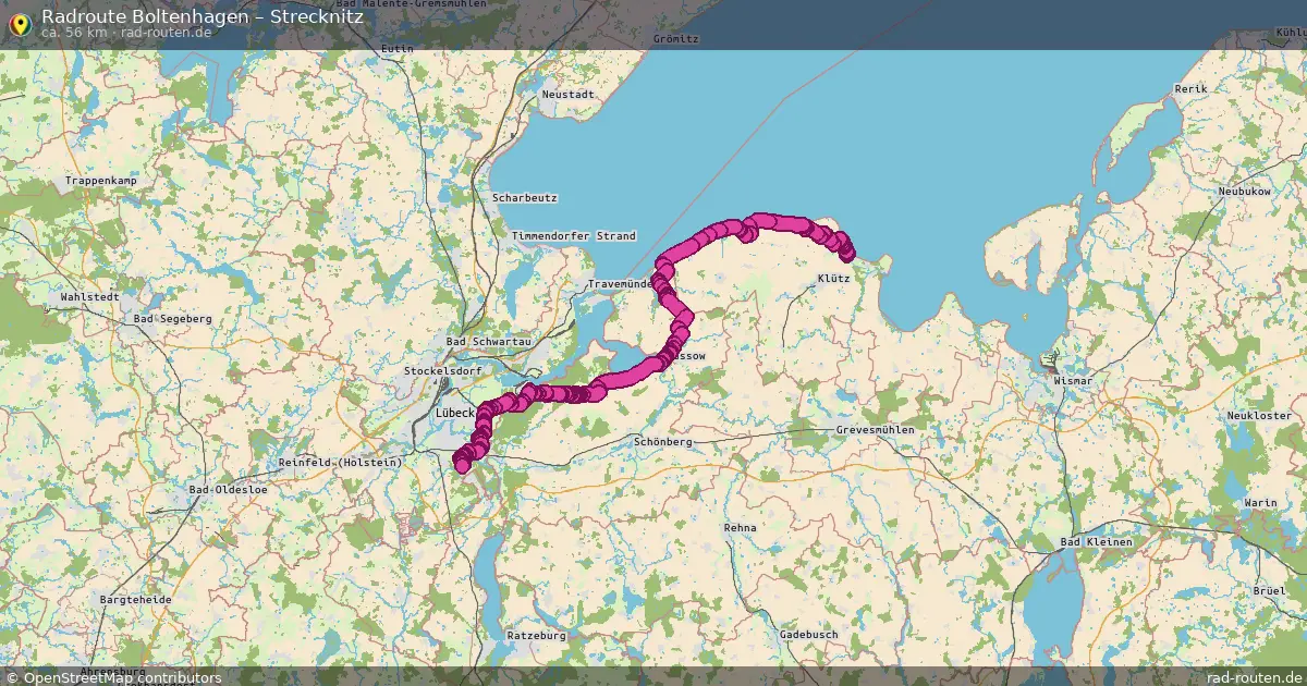 Radtour Boltenhagen – Strecknitz