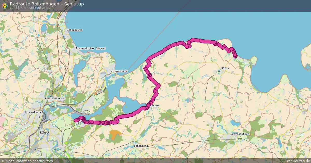 Radtour Boltenhagen – Schlutup