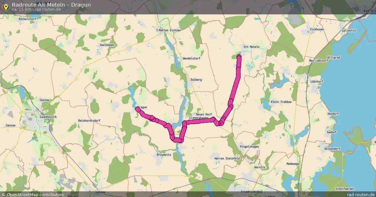 Radtour Alt Meteln – Dragun