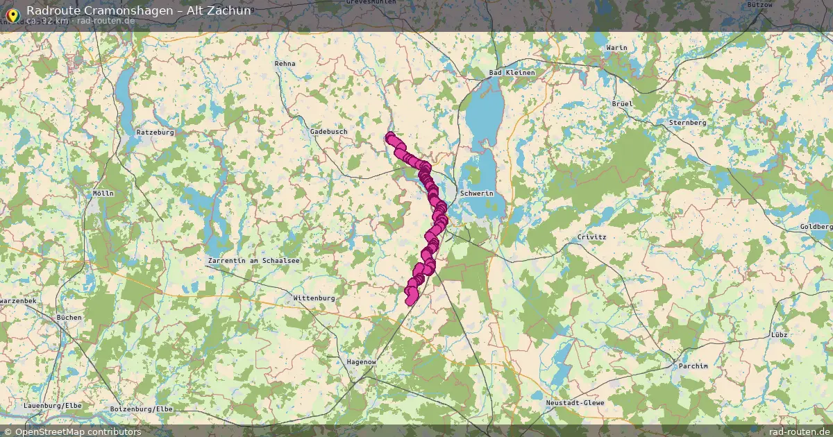 Radtour Cramonshagen – Alt Zachun