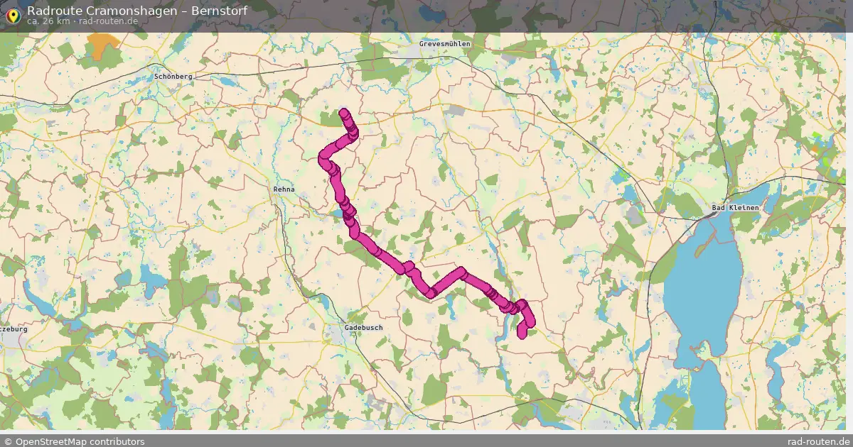 Radtour Cramonshagen – Bernstorf