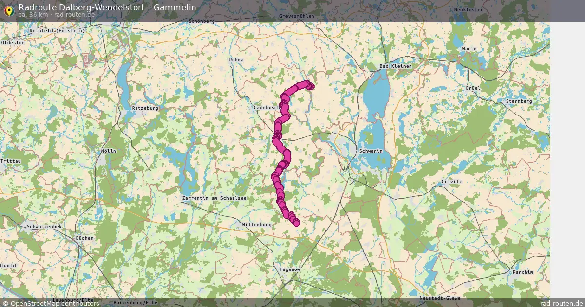 Radtour Dalberg-Wendelstorf – Gammelin