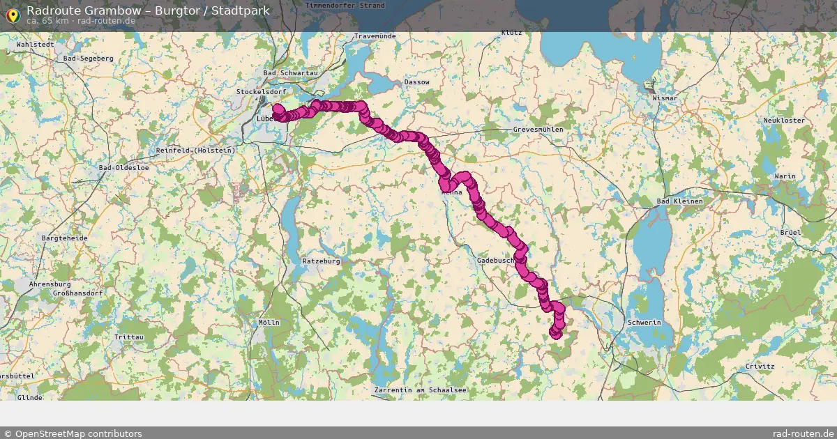 Radtour Grambow – Burgtor   Stadtpark
