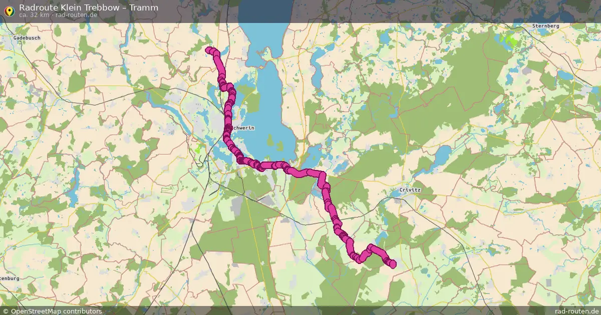 Radtour Klein Trebbow – Tramm