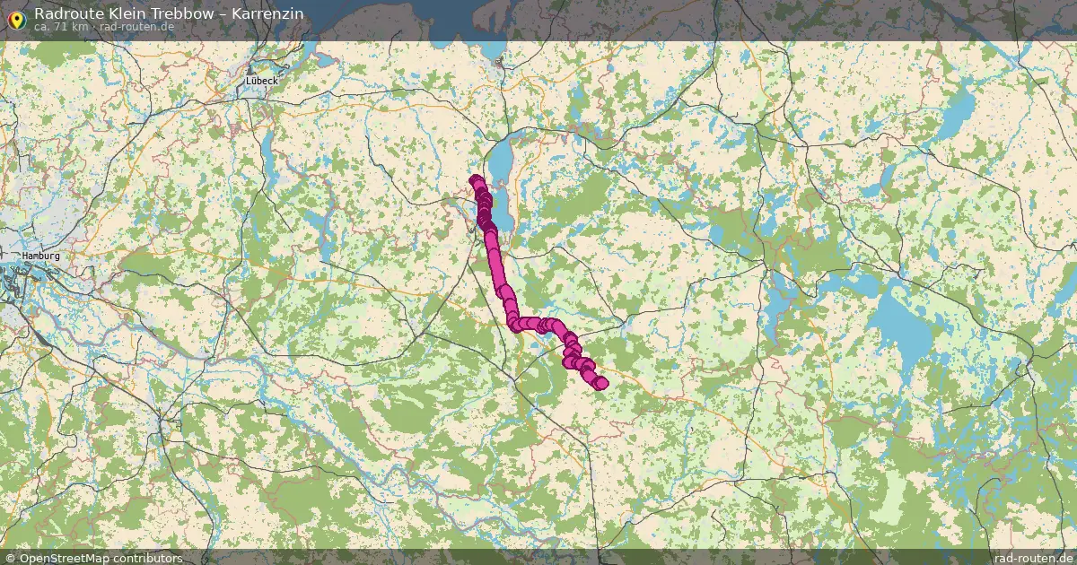 Radtour Klein Trebbow – Karrenzin