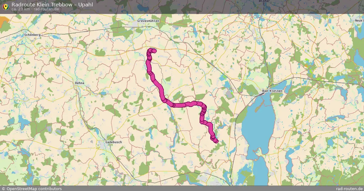 Radtour Klein Trebbow – Upahl