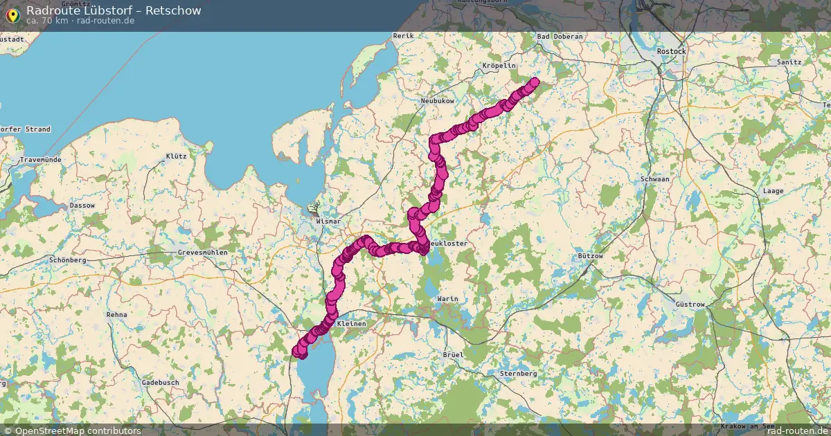 Radtour Lübstorf – Retschow