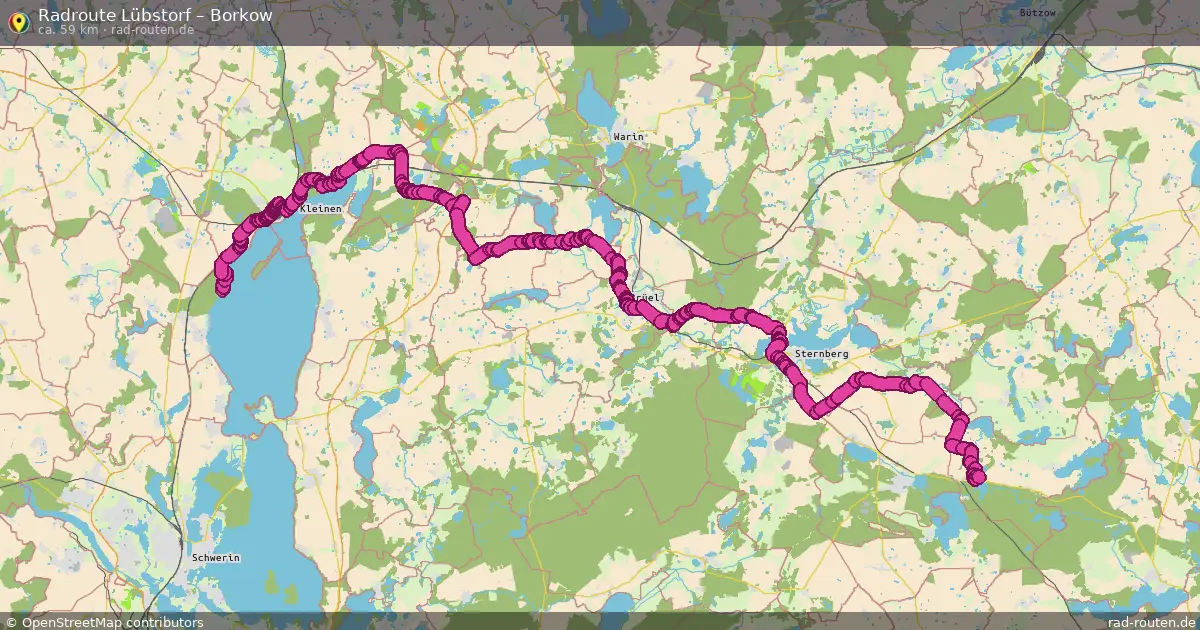 Radtour Lübstorf – Borkow