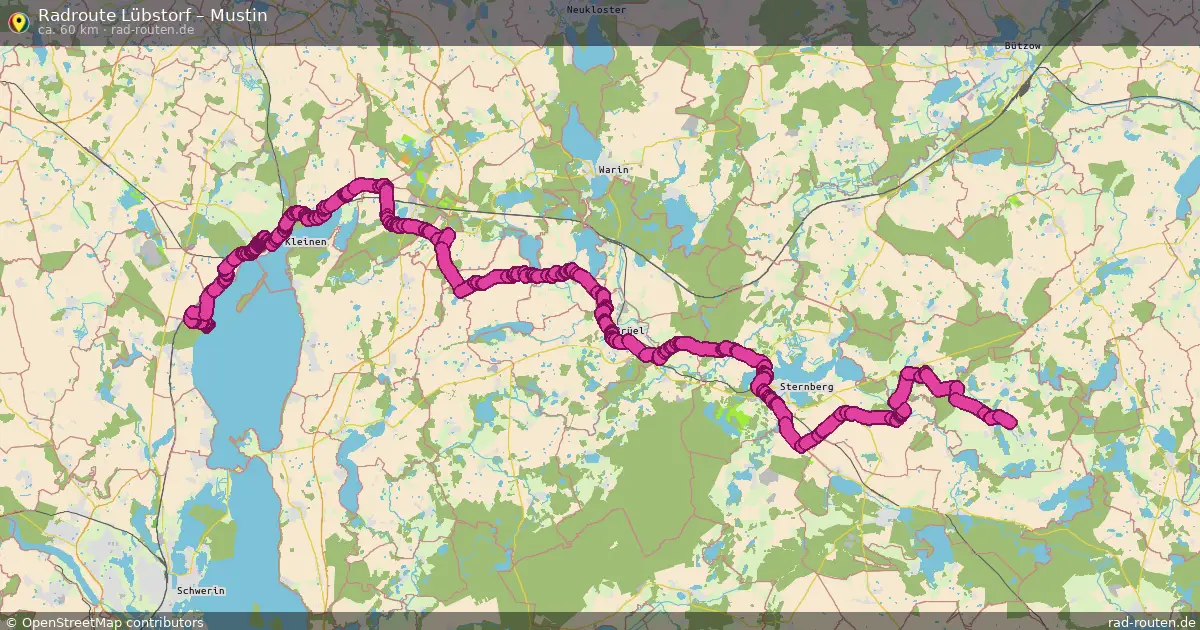 Radtour Lübstorf – Mustin