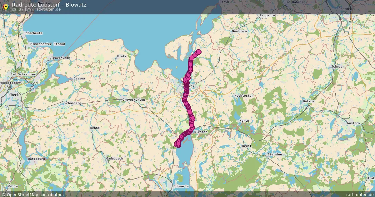 Radtour Lübstorf – Blowatz