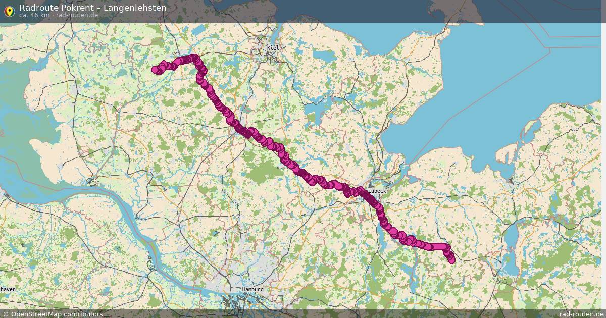 Fahrradroute Pokrent – Giesensdorf