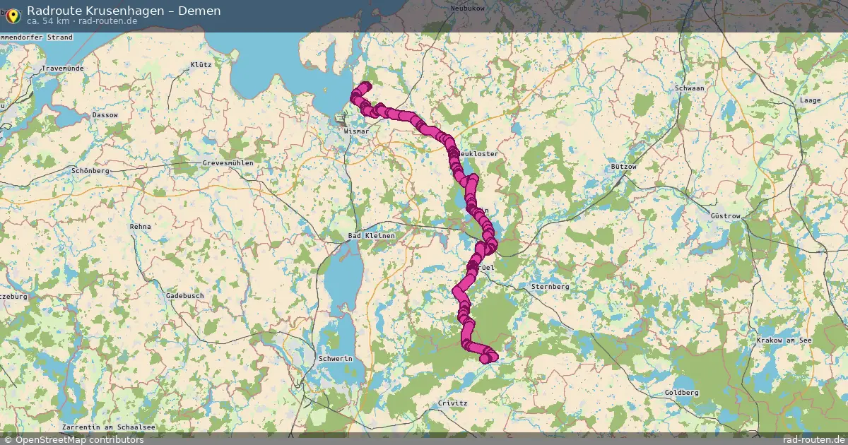 Radtour Krusenhagen – Demen