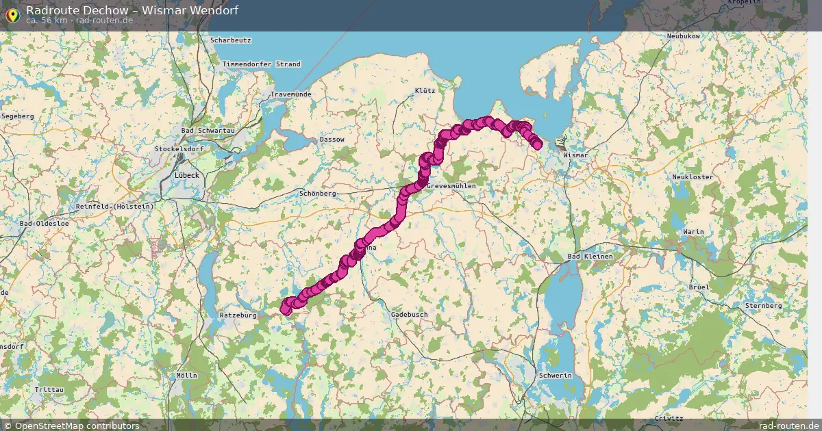 Radtour Dechow – Wismar Wendorf