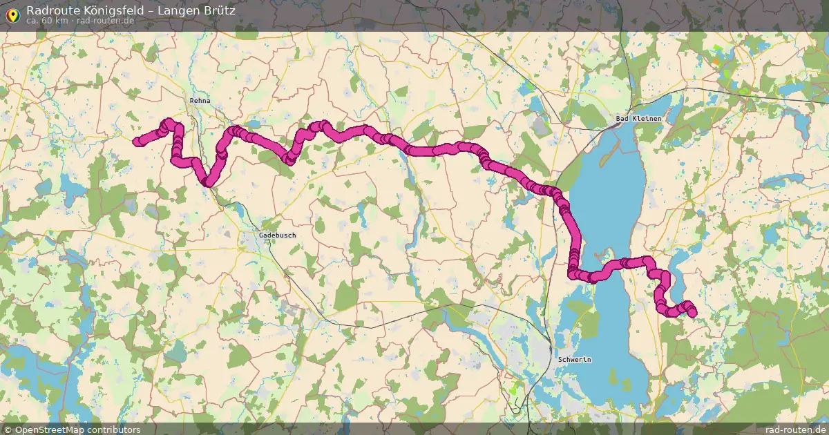 Radtour Königsfeld – Langen Brütz