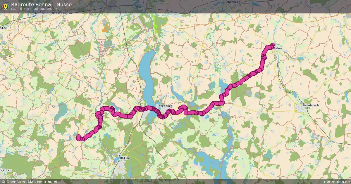 Radtour Rehna – Nusse