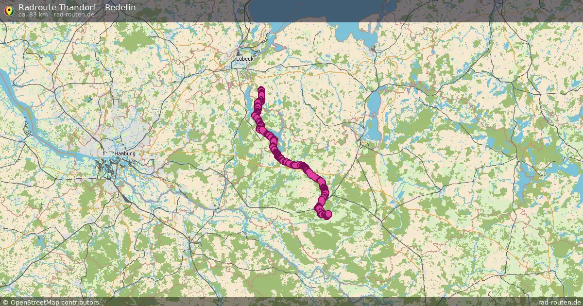 Radtour Thandorf – Redefin
