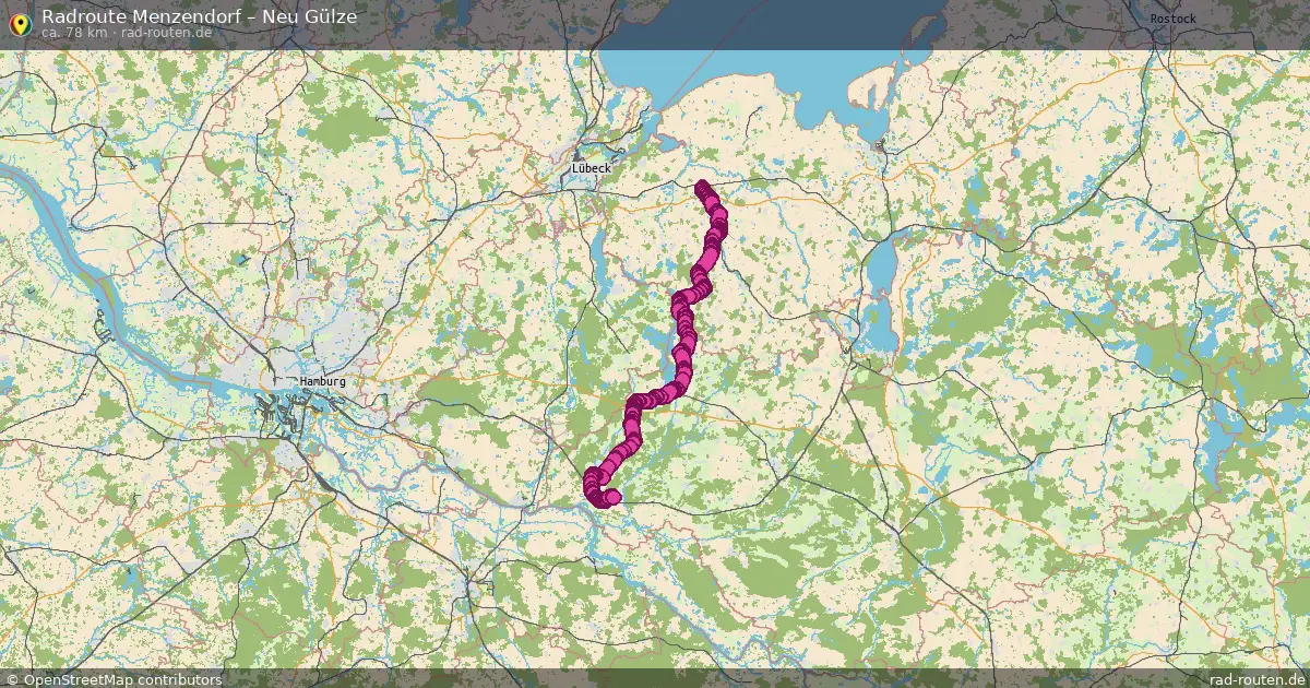 Radtour Menzendorf – Neu Gülze