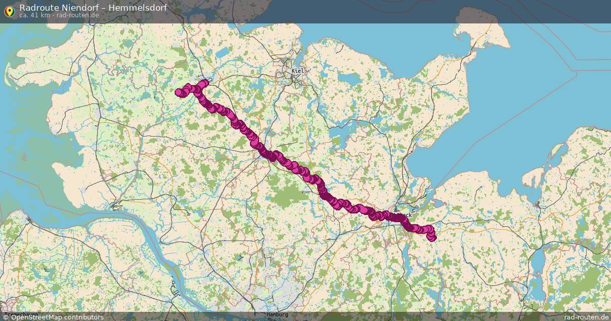 Fahrradroute Niendorf – Krukow