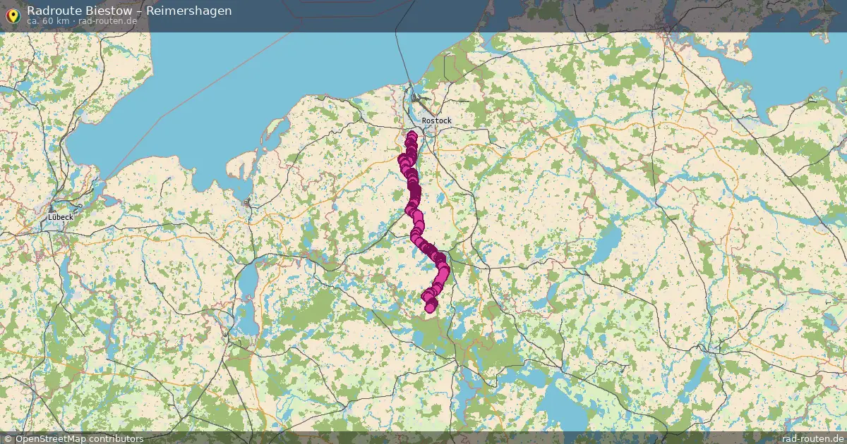 Radtour Biestow – Reimershagen