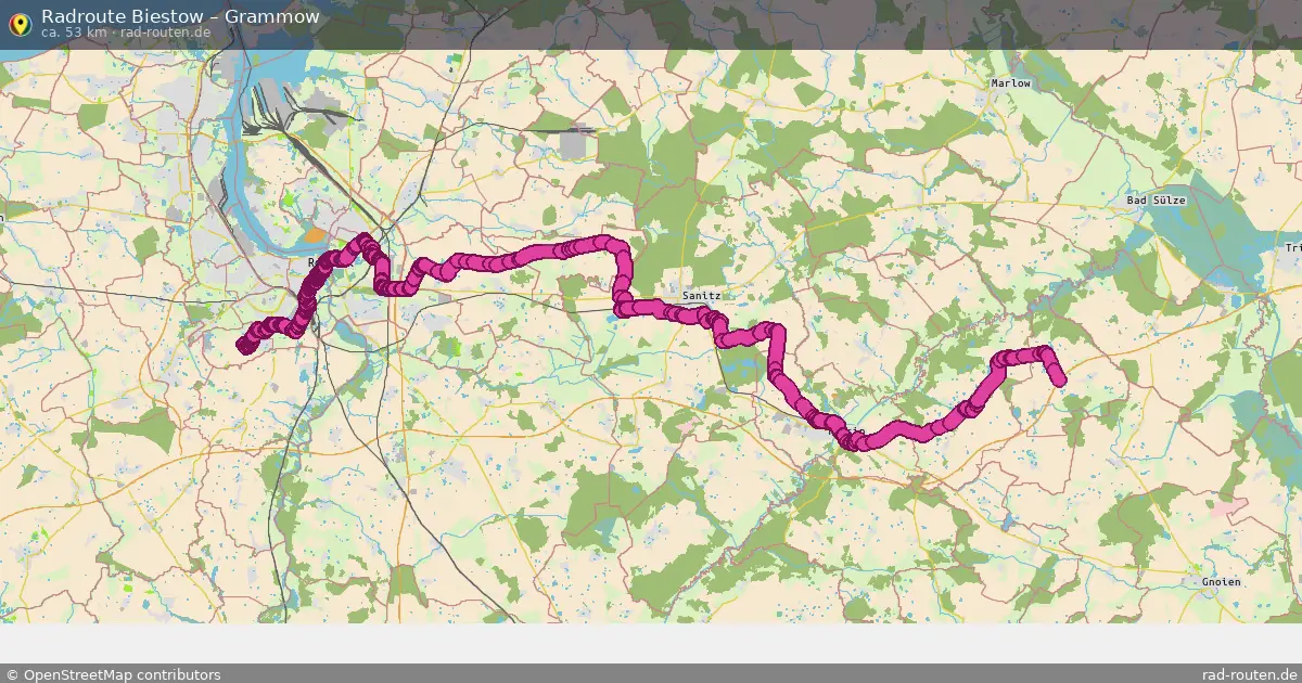 Radtour Biestow – Grammow