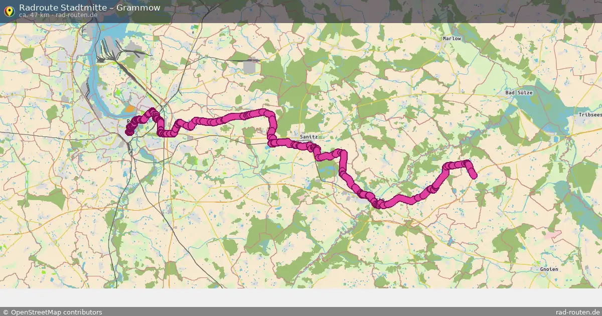 Radtour Stadtmitte – Grammow
