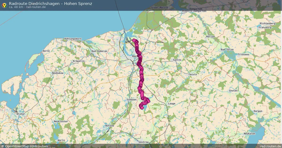 Radtour Hinrichsdorf – Hohen Sprenz