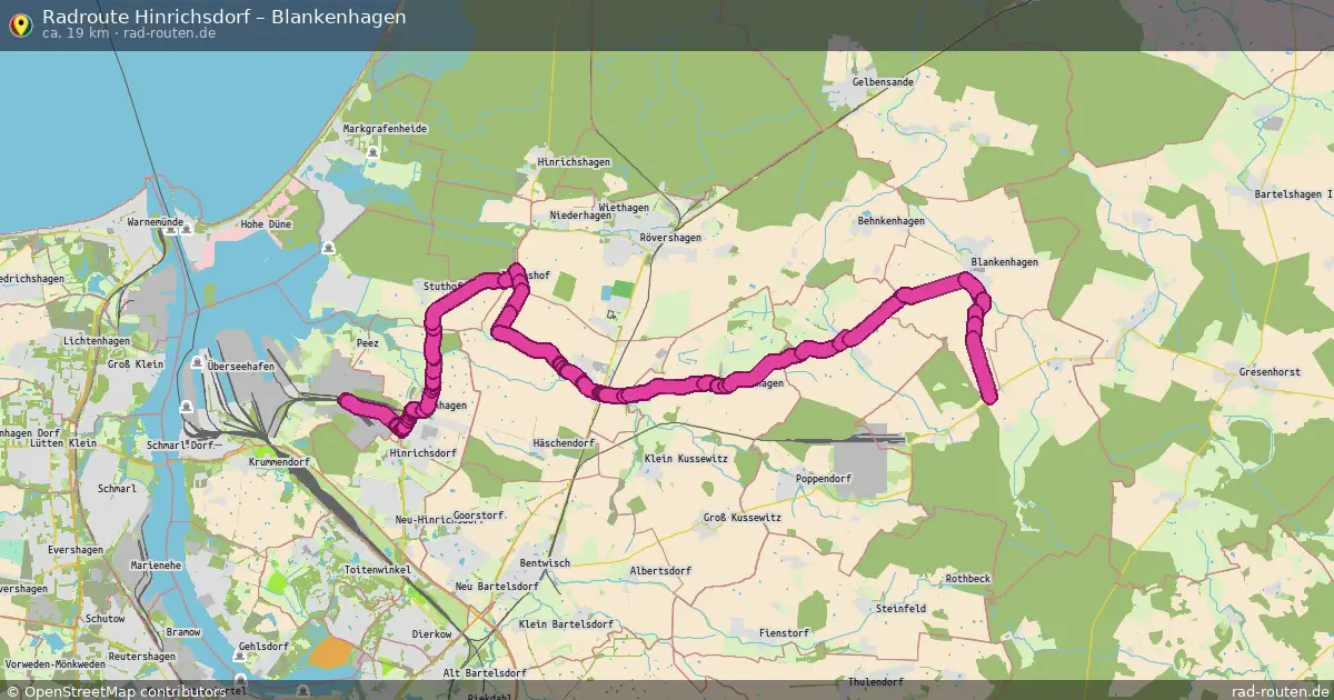 Radtour Hinrichsdorf – Blankenhagen