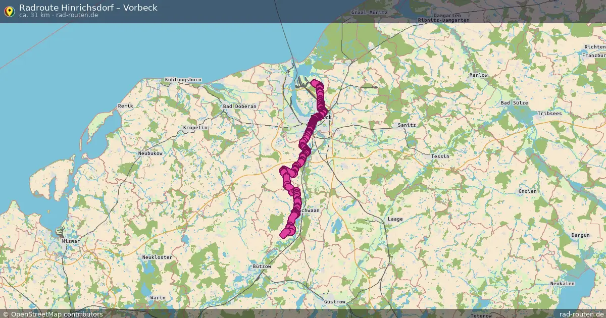 Radtour Hinrichsdorf – Vorbeck