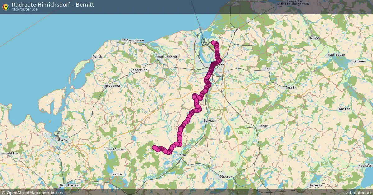 Radtour Nienhagen – Bernitt