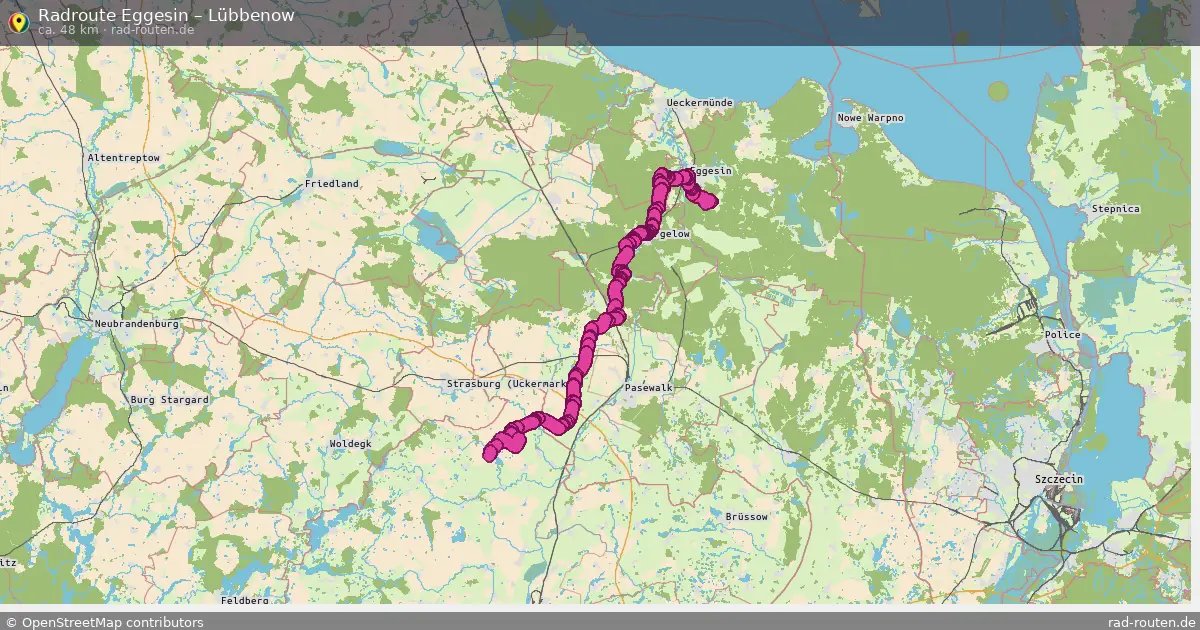 Radtour Eggesin – Lübbenow