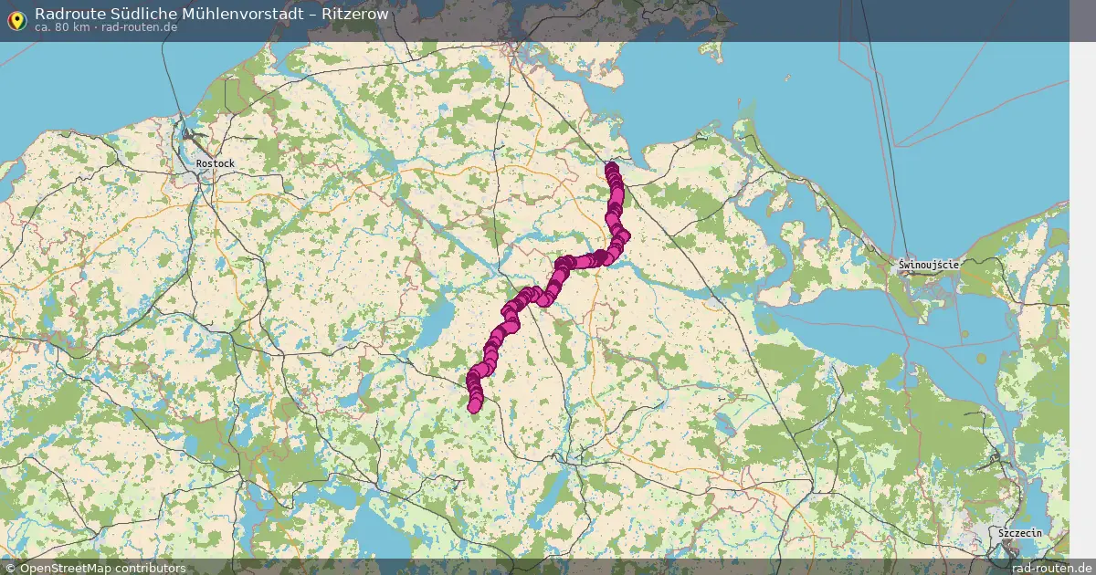 Radtour Südliche Mühlenvorstadt – Ritzerow