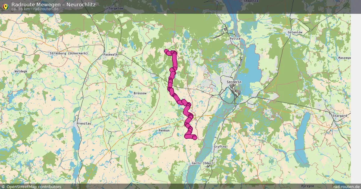 Radtour Mewegen – Neurochlitz