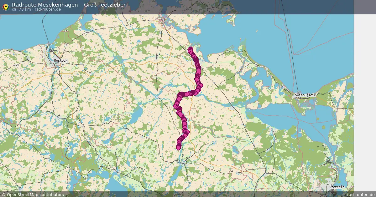 Radtour Mesekenhagen – Groß Teetzleben