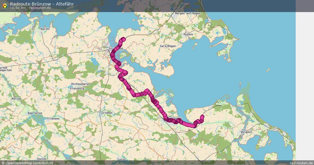 Radtour Brünzow – Altefähr