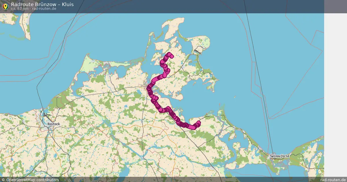 Radtour Brünzow – Kluis