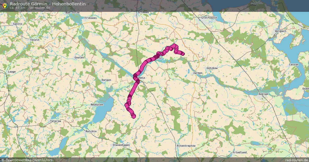 Radtour Görmin – Hohenbollentin