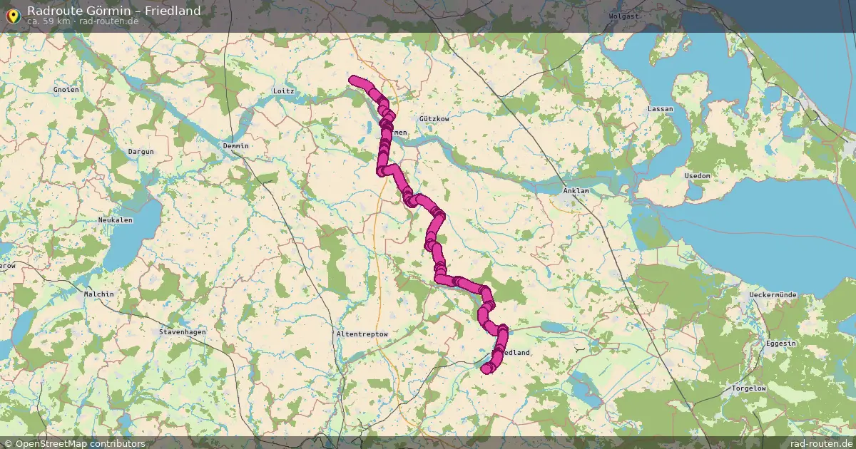 Radtour Görmin – Friedland