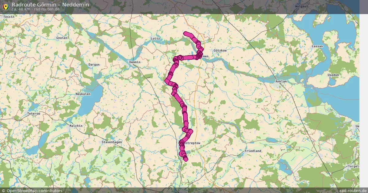 Radtour Görmin – Neddemin