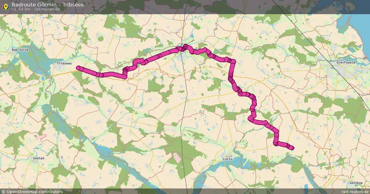Radtour Görmin – Tribsees