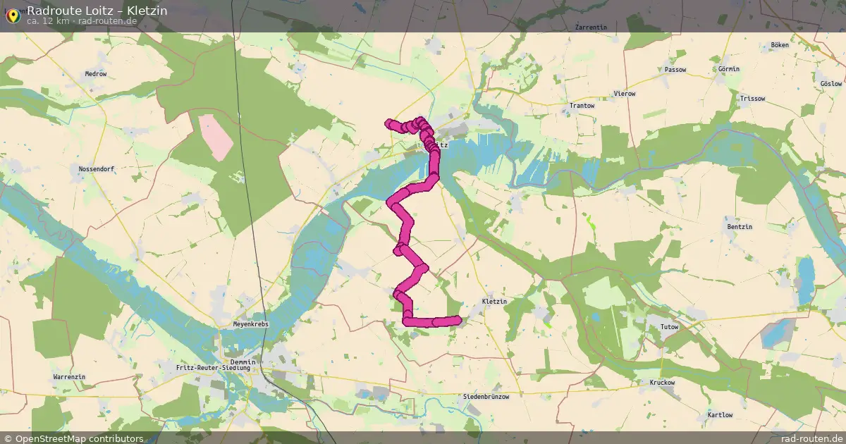 Radtour Loitz – Kletzin