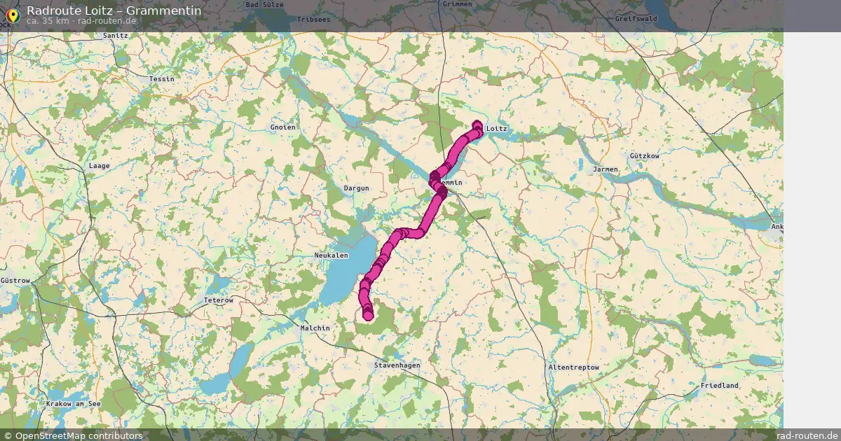 Radtour Loitz – Grammentin