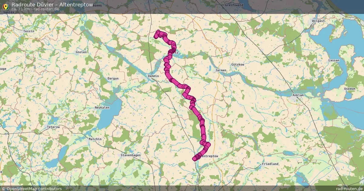 Radtour Düvier – Altentreptow